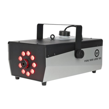 LIGHT4ME FOG 900 LED V2 wytwornica dymu mgły pilot bezprzewodowy kontroler przewodowy 900W