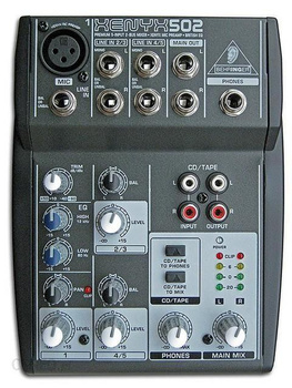 Behringer Xenyx 502 - Mały mikser audio