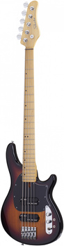 Schecter CV-5 3-Tone Sunburst SC2494 - gitara basowa 5 strun