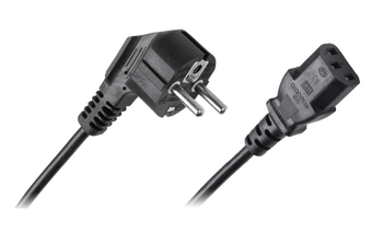 Lechpol KPO2772-1.5 - Kabel zasilający sieciowy do komputera 1,5m