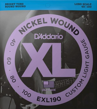 D'Addario EXL 190 - struny do gitary basowej
