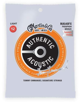 MARTIN MA540FX Flexible Core 92/8 Light 12-54 - Struny do gitary akustycznej