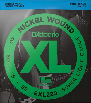 D'Addario EXL 220 - struny do gitary basowej