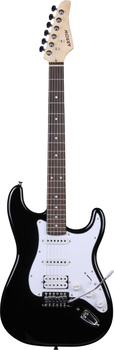 Arrow Tonecaster ST 211 Abyss Black Rosewood/White - gitara elektryczna