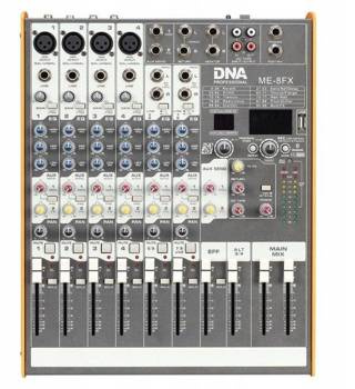 DNA ME-8FX mikser audio 8 kanał USB Bluetooth