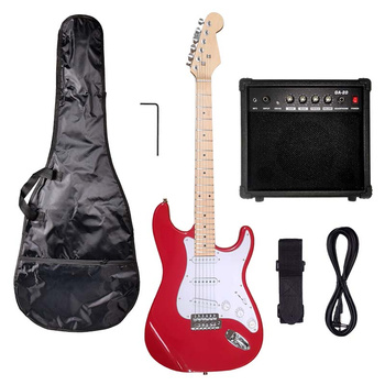 NN EG SET RED zestaw gitarowy gitara elektryczna s