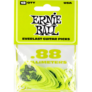 ERNIE BALL EB 9191 Zestaw 12 piórek gitarowych z serii Everlast