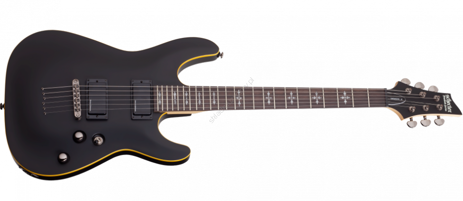 ギター Schecter DEMON-6 ABSN Schecter DEMON 6 ABSN gitara elektryczna