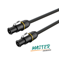 Kabel głośnikowy 2 x 1,5mm² 2 x złącze głośnikowe 10m Roxtone MSSS215L10