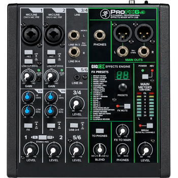 MACKIE PROFX 6 v 3 mikser analogowy