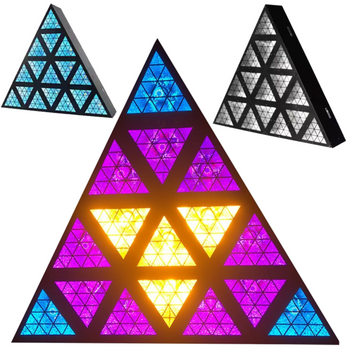 LIGHT4ME TRIANGIS efekt świetlny LED 64x2W RGBA oświetlenie klubowe dyskotekowe DJ na imprezę