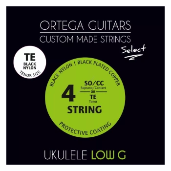 Ortega UKSBK-TE-LG - Struny do ukulele tenorowego Low-G