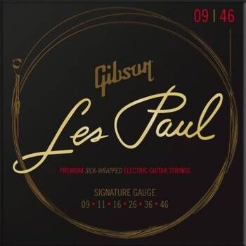 Gibson SEG-LES Les Paul Premium 9-46 Electric Guitar Strings -Struny