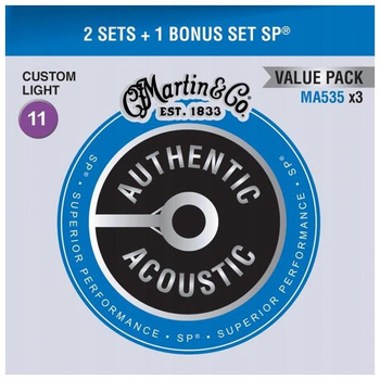 Martin MA535PK3 struny do gitary akustycznej