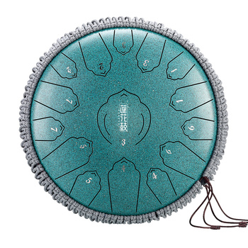 Tongue Drum 15 notes 12" Hluru-Huashu TWL15-12 Malachite