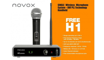 NOVOX FREE H1 - Mikrofon bezprzewodowy