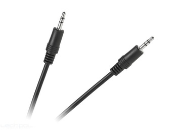 LECHPOL KPO2743-1,5 - Kabel Audio AUX / mini JACK 3,5 wtyk-wtyk 1,5m