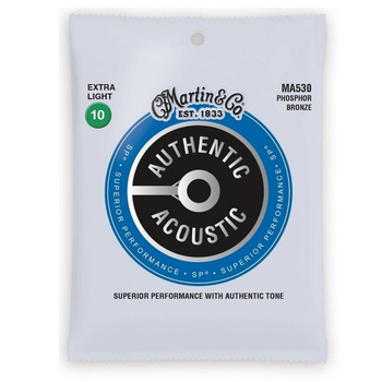 Martin MA530 Authentic 10-47 Phosphor Bronze - Struny do gitary akustycznej
