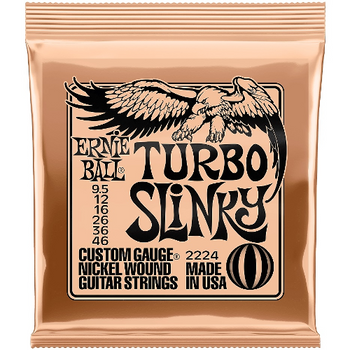 Ernie Ball EB 2224 Turbo Slinky - struny do gitary elektrycznej 6-strunowej