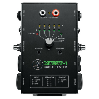 MACKIE M TEST 1 - Tester kabli