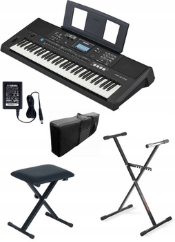 Yamaha PSR-E473 Keyboard zestaw