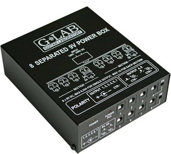 G-LAB 8 SEPARATED 9V POWER BOX (PB-1) zasilacz do efektów gitarowych