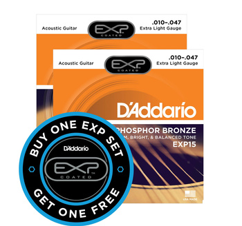 D'Addario EXP15 NY struny do gitary akustycznej 10-47 phosphor bronze