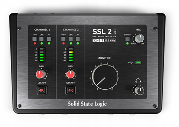 SSL 2 MKII profesjonalny interfejs audio USB nagrywanie 32-bit 2-in/2-out