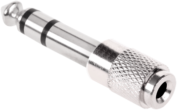 Lechpol ZLA0324 - przejściówka z Jack 6,3 mm Stereo na Jack 3,5 mm Stereo