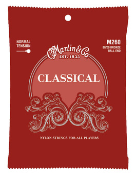 Martin M260 - struny do gitary klasycznej z kulkami