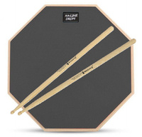 Pad perkusyjny do ćwiczeń KA-LINE STAND PPM100 12" Czarny + Pałki