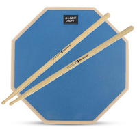 Pad perkusyjny do ćwiczeń KA-LINE STAND PPM100 12" Niebieski + Pałki