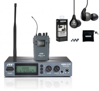 Odsłuch douszny bezprzewodowy JTS SIEM 111R, Shure SE112