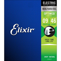 Elixir 19027 Nanoweb Nickel Plated Steel - struny do gitary elektrycznej 6-strunowej