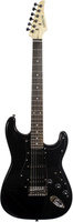 Arrow ST 211 Deep Black Rosewood/black - Gitara elektryczna