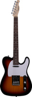Arrow Telico TL 11 Tobacco Burst Rosewood/White - gitara elektryczna