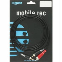 Klotz AY7-0300 – Kabel audio mini Jack stereo 3,5 mm / 2 x RCA 3 m