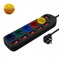 Esperanza RAINBOW PRO - PRZEDŁUŻACZ Z WYŁĄCZNIKAMI LISTWA ZASILAJĄCA 1,5m