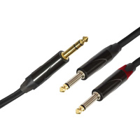 SSQ JSJM2 - kabel Jack stereo - 2x Jack Mono 2 metrowy