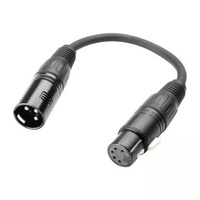 ADAM HALL K3DHM0020 - Adapter DMX kablowy XLR5F - XLR3M (czarny)