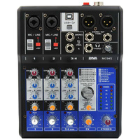 DNA MC04X analogowy mikser audio interfejs USB 4 k