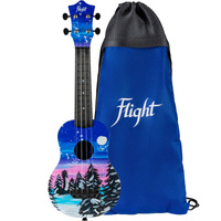 Flight UTS42 Snow Ultra Travel - ukulele sopranowe z pokrowcem