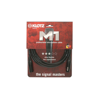 KLOTZ M1KB1FM0750 kabel mikrofonowy XLR-XLR 7,5 m czarny