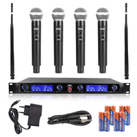 DNA WM4 VOCAL SET mikrofon bezprzewodowy 4x nadajnik doręczny system nagłośnienia UHF