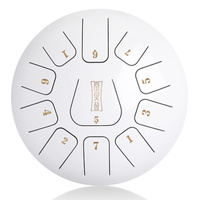 Tongue Drum 11 notes 6" Hluru-Wangyou THF11-6 White