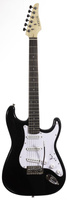 Arrow ST 111 Deep Black Rosewood/white - Gitara elektryczna