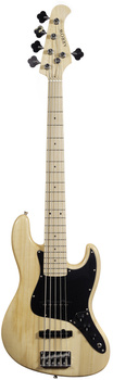 ARROW Louisiana 5 Bass Natural Maple/black - Gitara Basowa