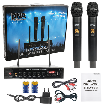 DNA VM DUAL VOCAL EFFECT SET - bezprzewodowy mikrofonowy system nagłośnienia