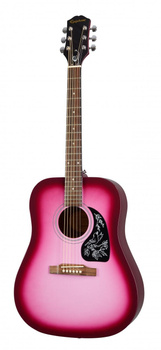 Epiphone Starling Square Shoulder Hot Pink Pearl Gitara Akustyczna