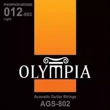 Olympia AGS-802  struny do gitary akustycznej 012-053